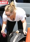 Hilary Duff at the Which Which Sandwich in Los Angeles